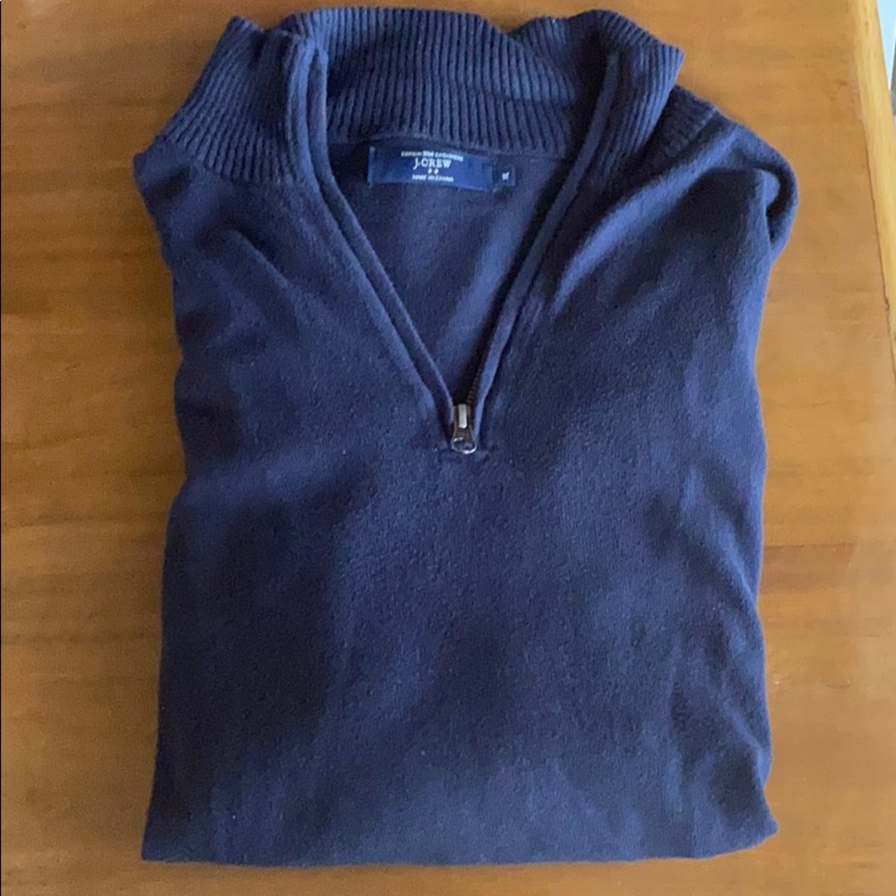 J.Crew XL Navy CottonCashmere Pullover Sweater
